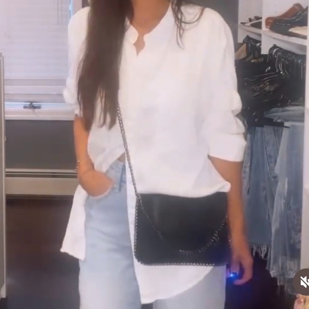 Stella McCartney Black Chain vegan Crossbody Bag - Picture 4 of 8